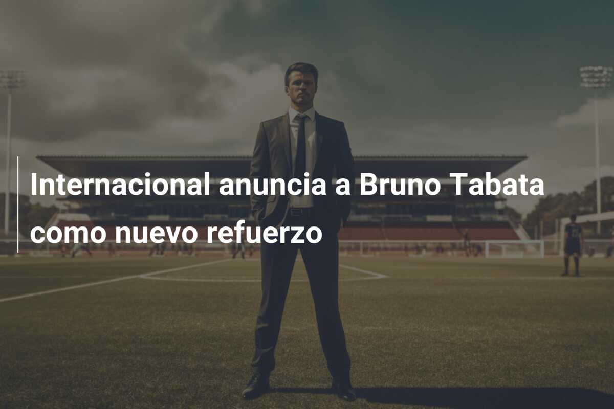 Internacional anuncia a Bruno Tabata como nuevo refuerzo