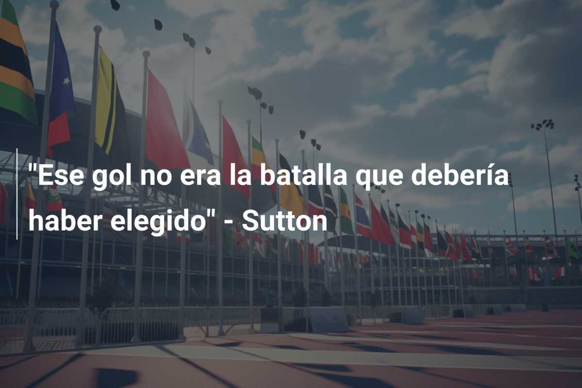 "Ese gol no era la batalla que debería haber elegido" - Sutton