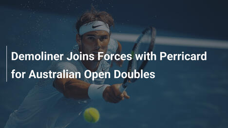 Demoliner und Perricard im Australian Open Doppel