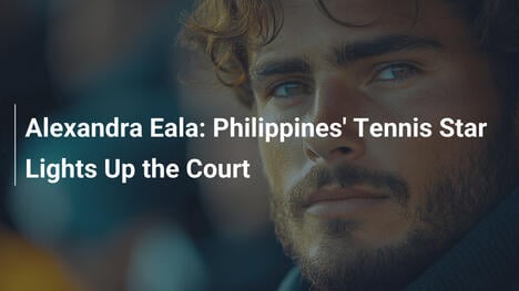 Alexandra Eala: Philippinischer Tennisstar strahlt auf dem Court