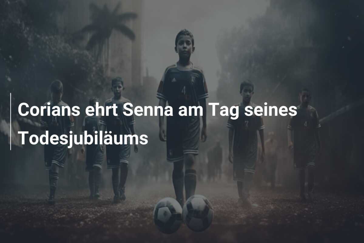 Corians ehrt Senna am Tag seines Todesjubiläums