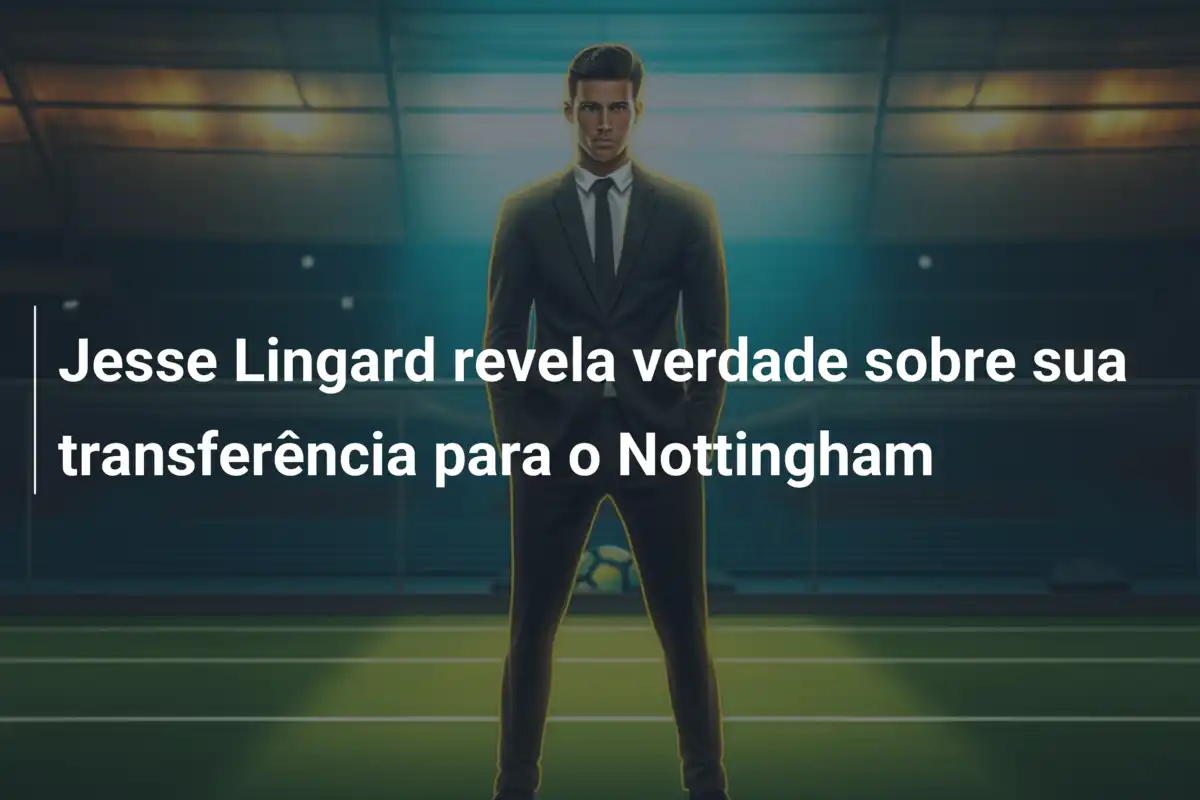 Jesse Lingard revela verdade sobre sua transferência para o Nottingham