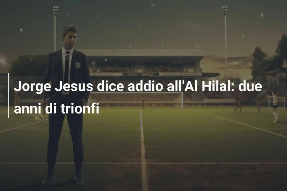 Jorge Jesus dice addio all'Al Hilal: due anni di trionfi