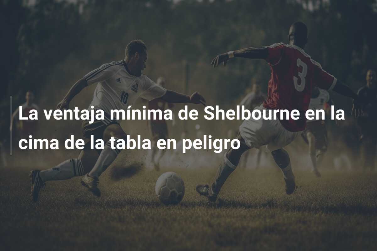 La ventaja mínima de Shelbourne en la cima de la tabla en peligro