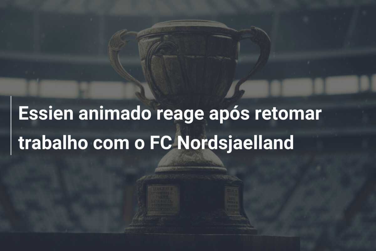 Essien animado reage após retomar trabalho com o FC Nordsjaelland