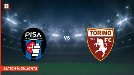 Pisa 1909 - Torino gol e momenti salienti