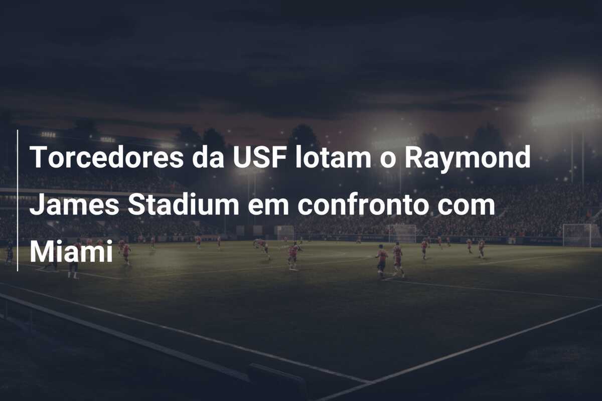 Torcedores da USF lotam o Raymond James Stadium em confronto com Miami