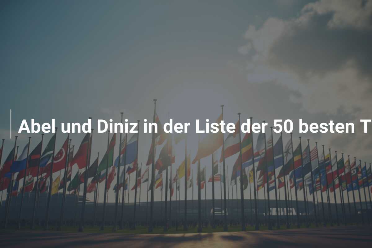 Abel und Diniz in der Liste der 50 besten Trainer der Welt: 'Spannende Zukunft'