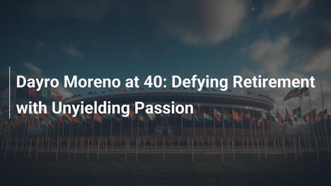 40歳のDayro Moreno: 引退を拒否する不屈の情熱