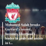 Salah supera Gerrard: «Tento o tempo todo marcar golos» - Liverpool -  Jornal Record