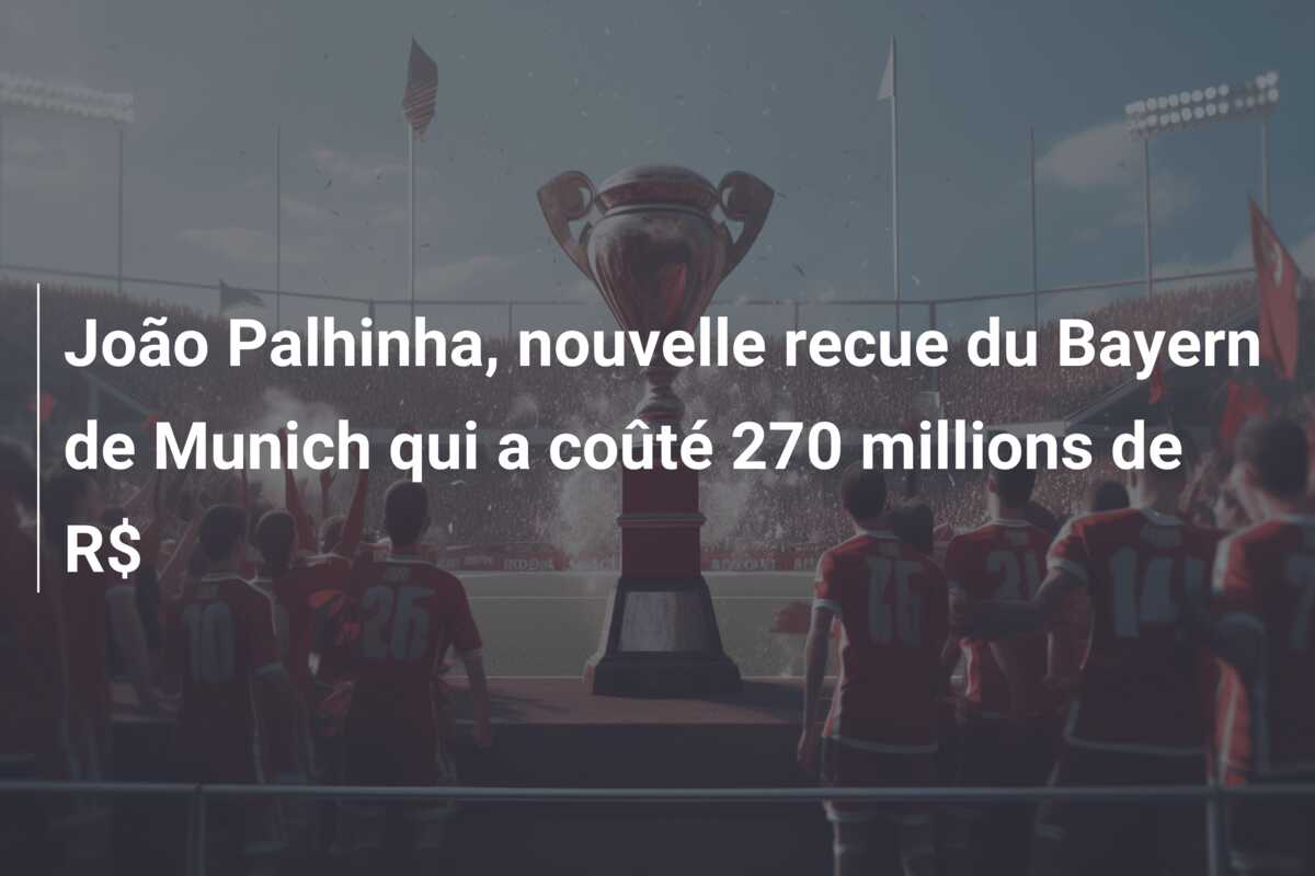 João Palhinha, nouvelle recue du Bayern de Munich qui a coûté 270 millions de R$
