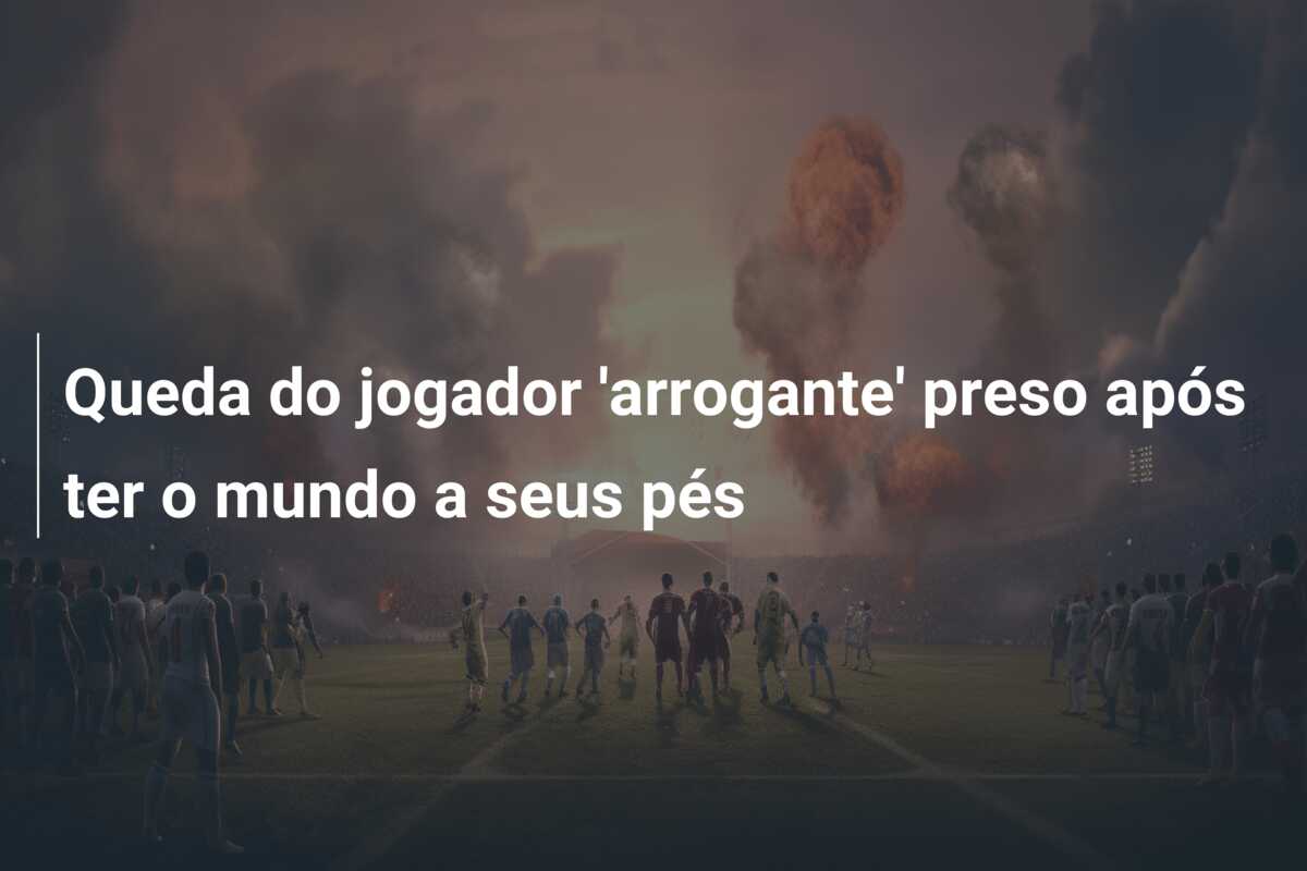 Queda do jogador ‘arrogante’ preso após ter o mundo a seus pés