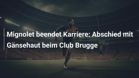 Mignolet beendet Karriere: Abschied mit Gänsehaut beim Club Brugge