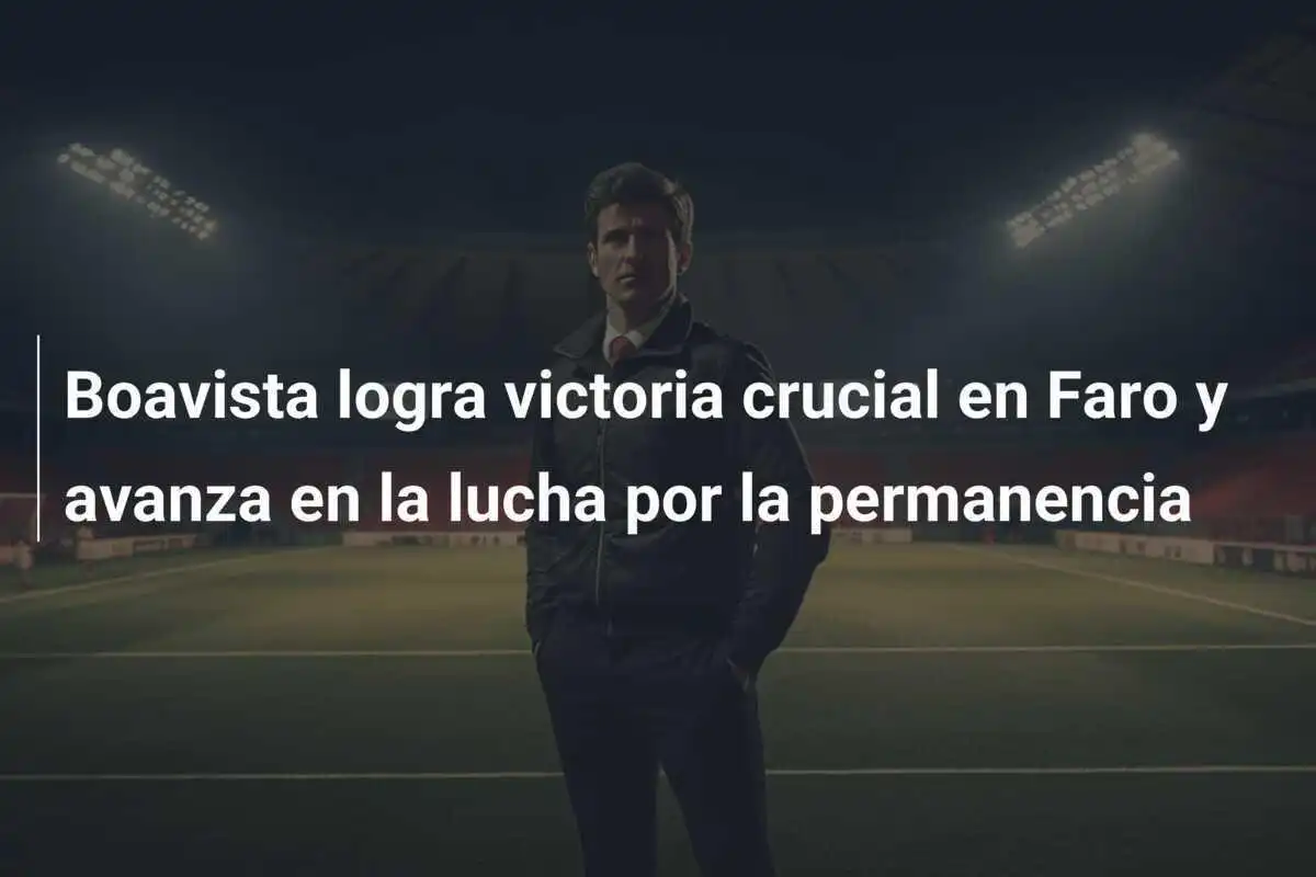 Boavista logra victoria crucial en Faro y avanza en la lucha por la permanencia