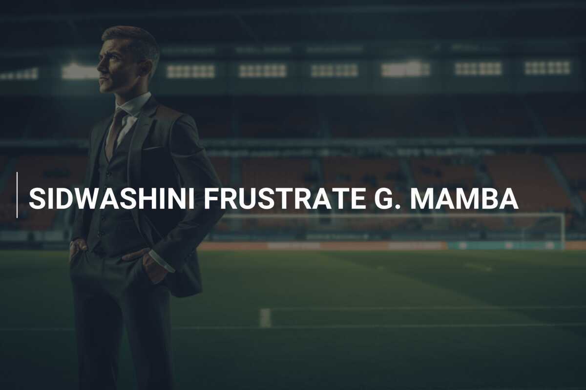 SIDWASHINI FRUSTRATE G. MAMBA