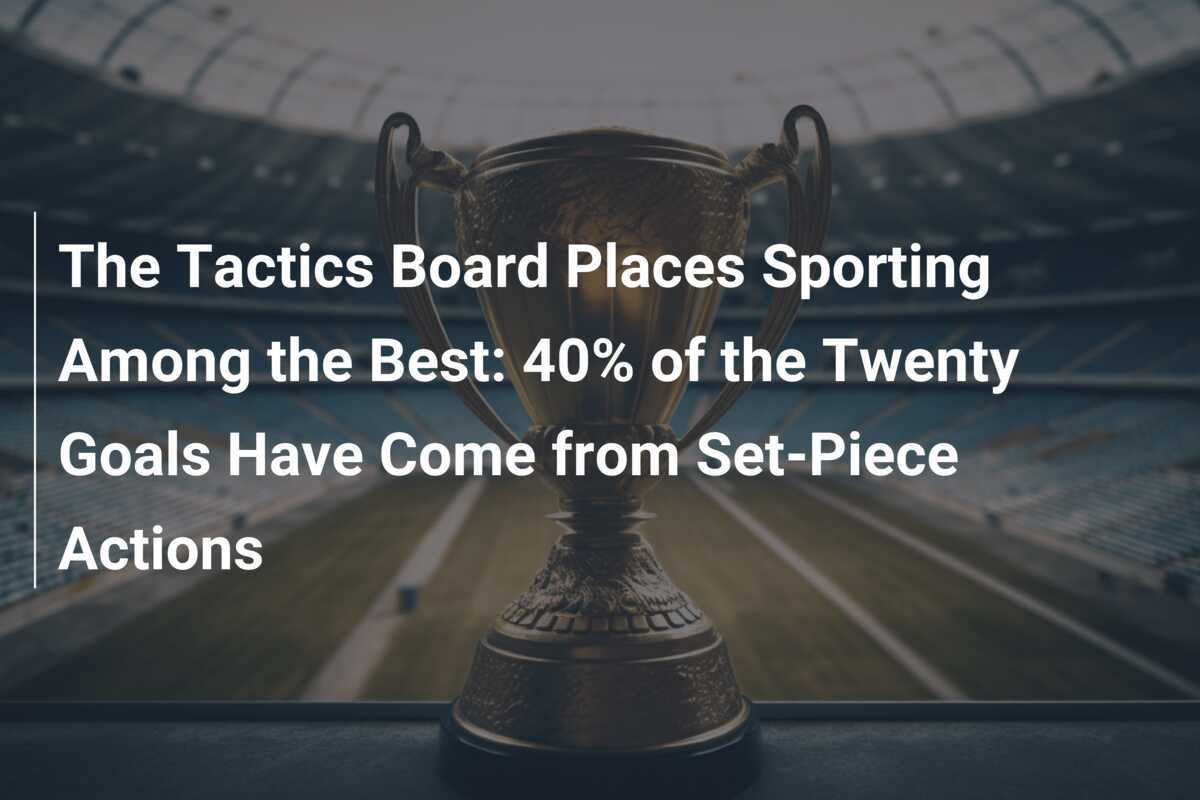 The Tactics Board Places Sporting Among the Best 40 of the Twenty