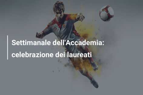 Settimanale dell’Accademia: celebrazione dei laureati