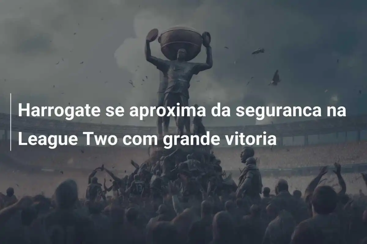 Harrogate se aproxima da seguranca na League Two com grande vitoria