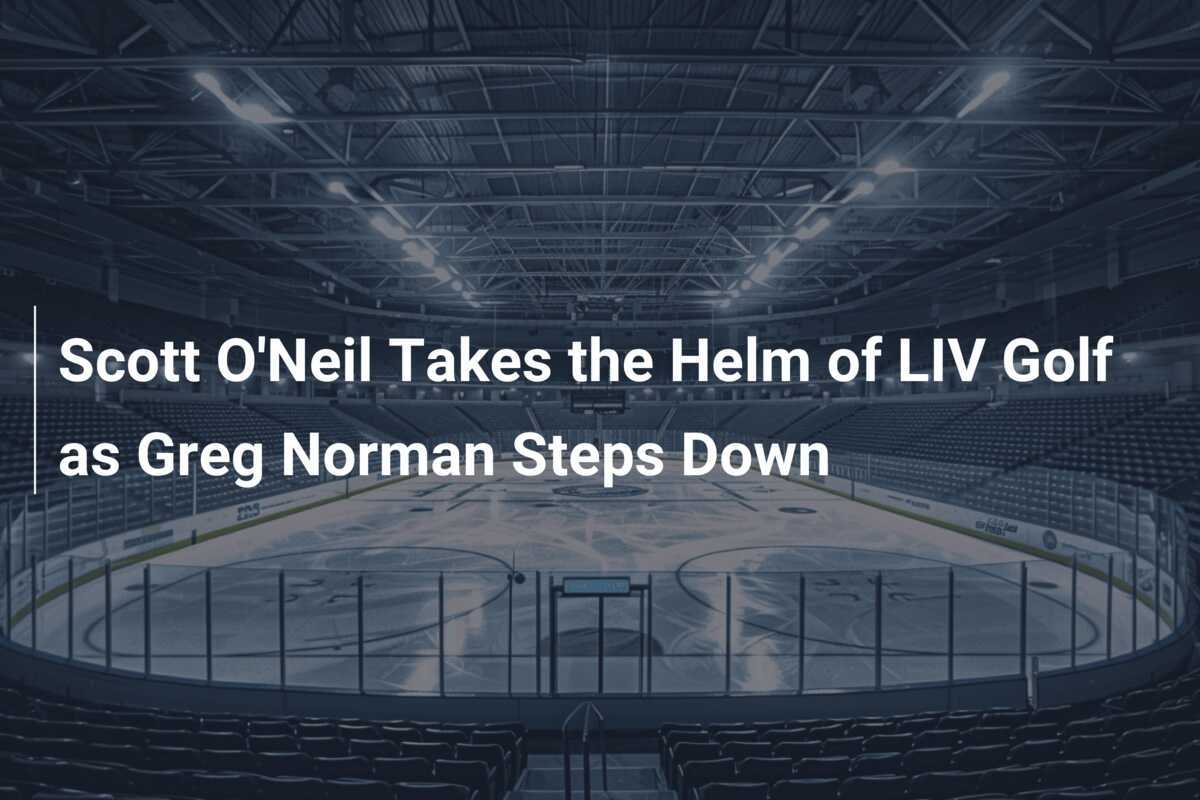 Scott O'Neil Takes the Helm of LIV Golf as Greg Norman Steps Down