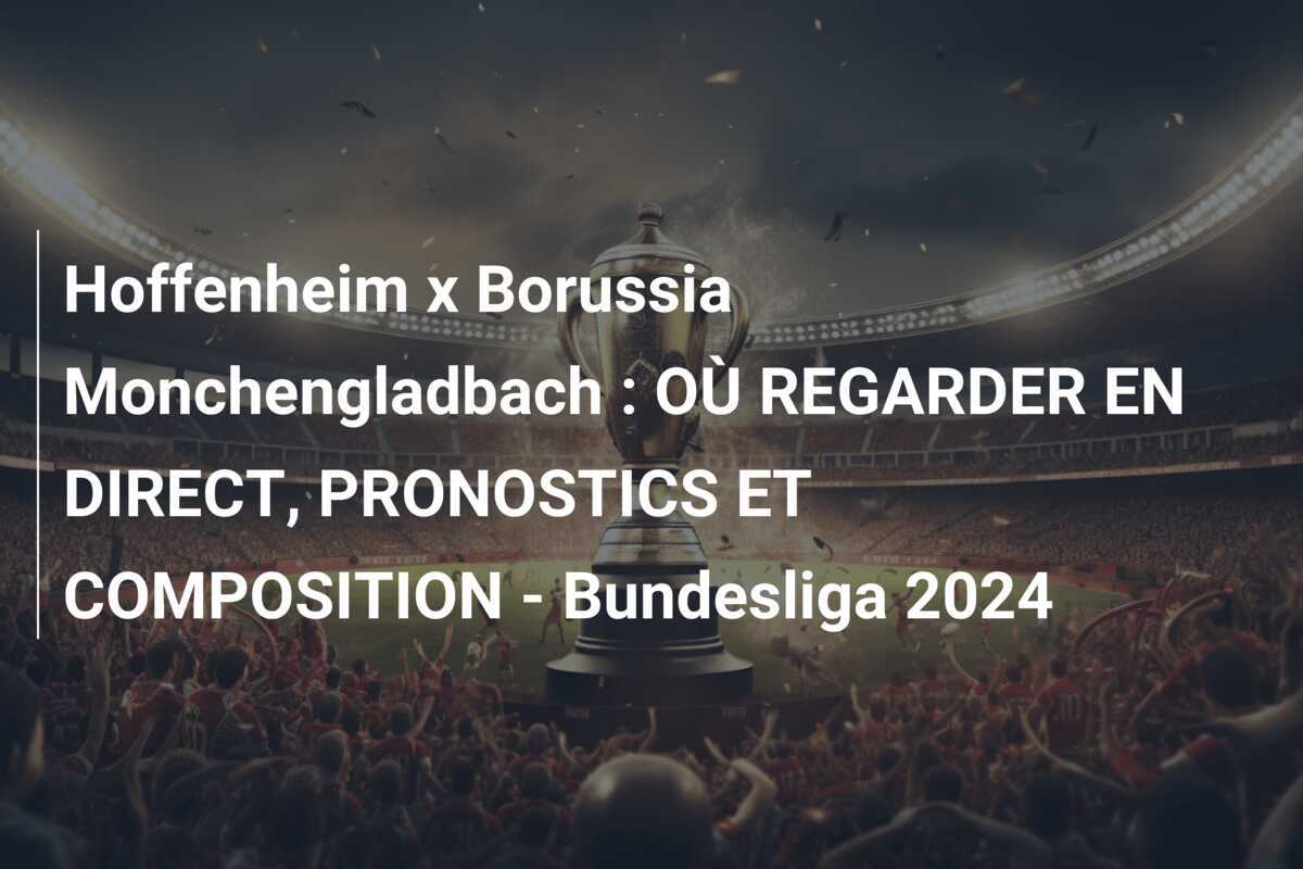 Hoffenheim x Borussia Monchengladbach : OÙ REGARDER EN DIRECT, PRONOSTICS ET COMPOSITION - Bundesliga 2024