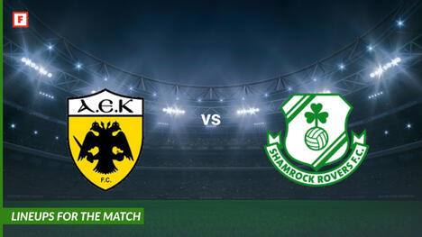 AEK Athens contro Shamrock Rovers: formazioni per la partita
