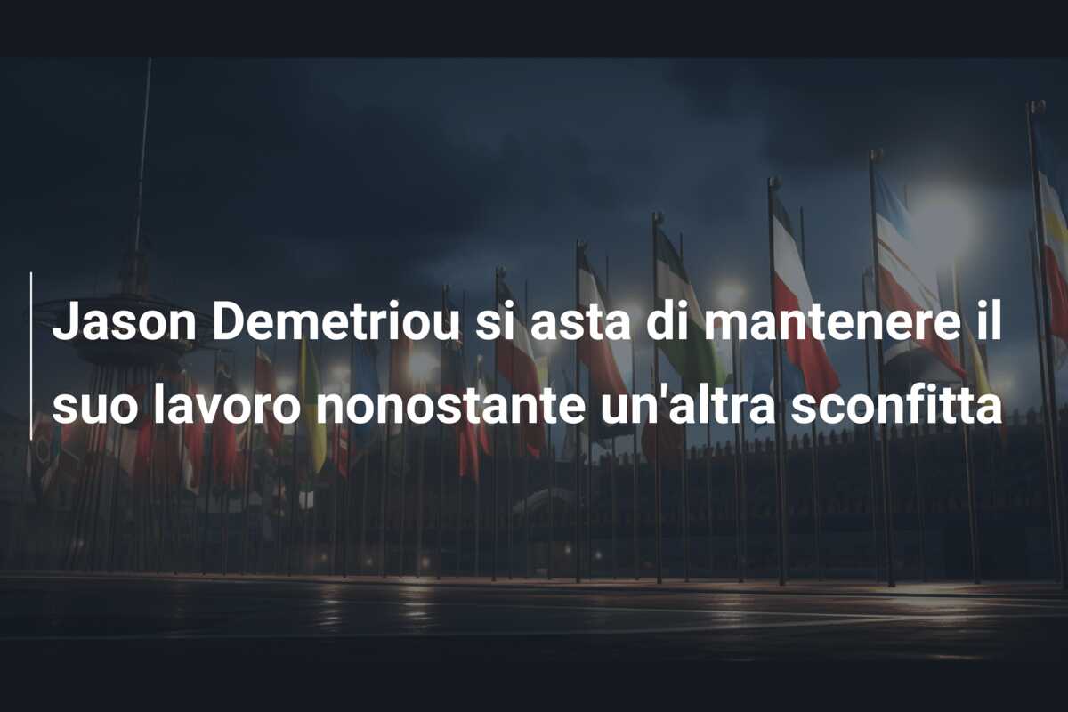 Jason Demetriou si asta di mantenere il suo lavoro nonostante un’altra sconfitta