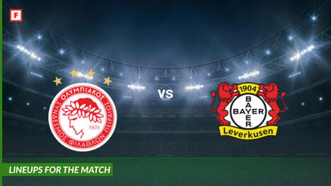 Olympiacos Piraeus gegen Bayer 04: Aufstellungen für das Spiel