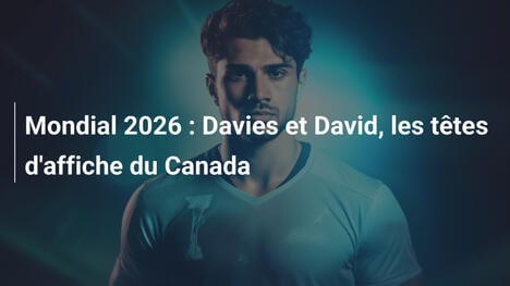 Mondial 2026 : Davies et David, les têtes d'affiche du Canada