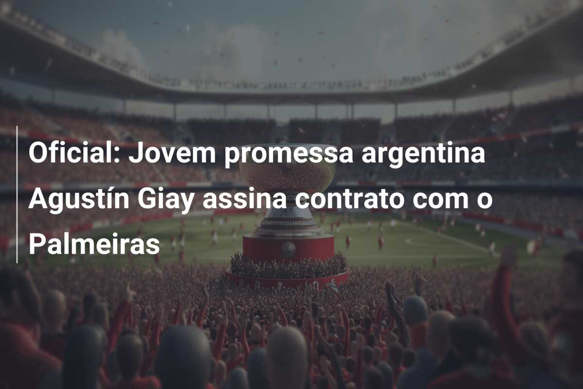 Oficial: Jovem promessa argentina Agustín Giay assina contrato com o Palmeiras
