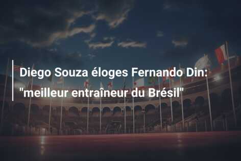 Diego Souza éloges Fernando Din: “meilleur entraîneur du Brésil”