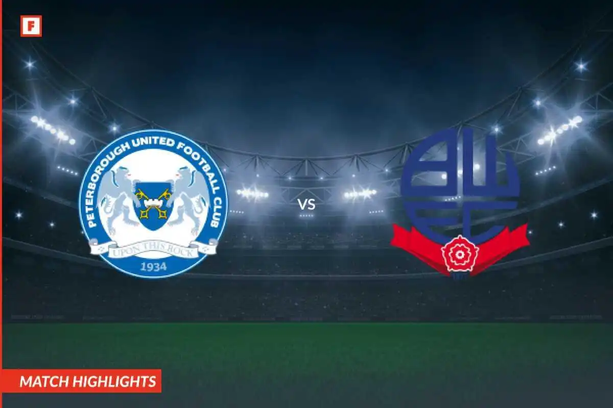 Peterborough United - Bolton Wanderers gol e momenti salienti