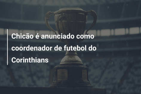 Ele foi campeão mundial com o Corinthians e agora será coordenador