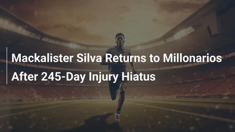 Le retour de Mackalister Silva à Millonarios après 245 jours d'absence
