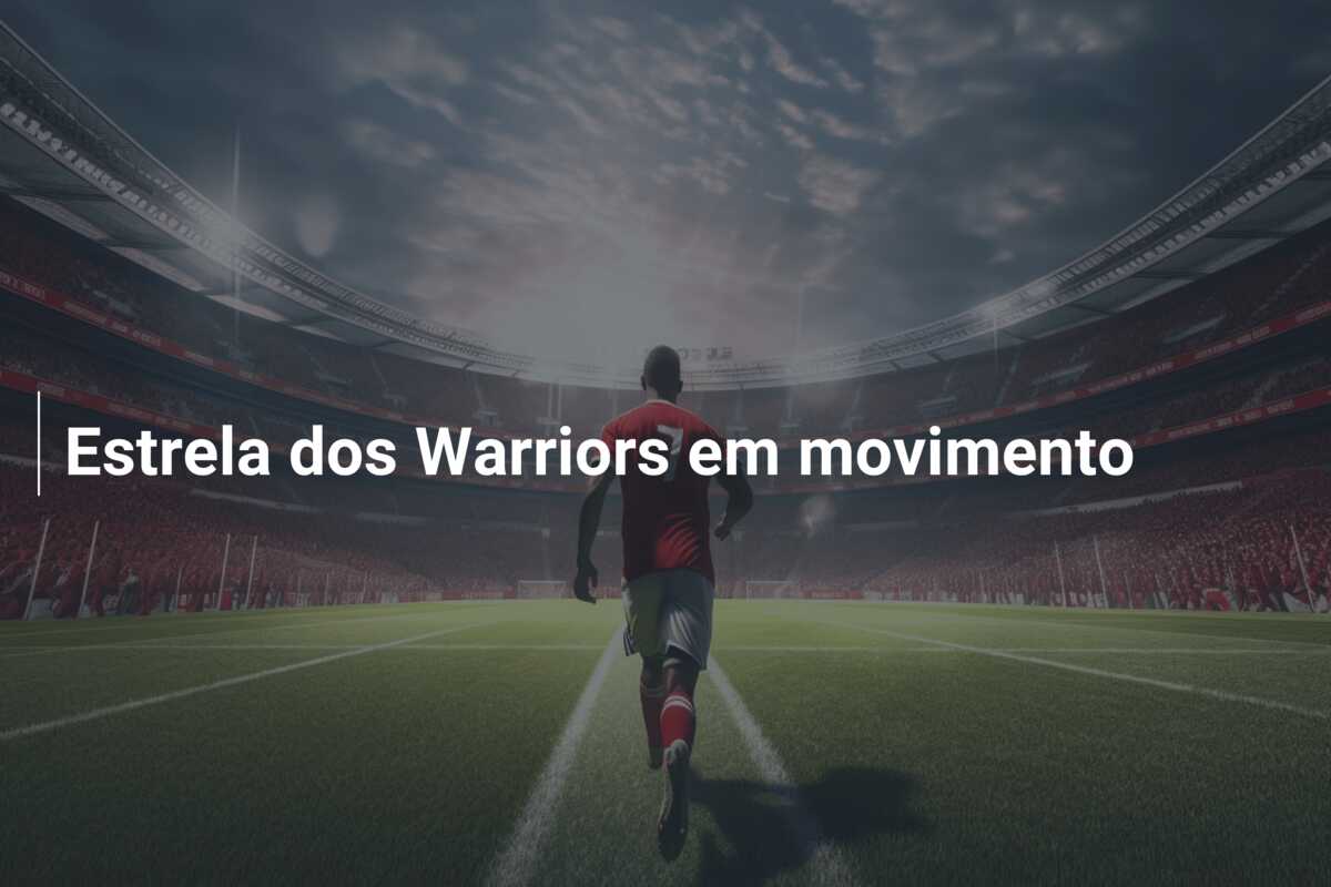 Estrela dos Warriors em movimento