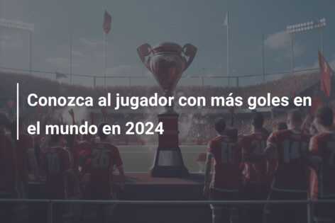 Conozca al jugador con más goles en el mundo en 2024