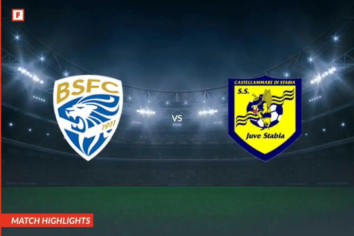 Brescia - Juve Stabia gol e momenti salienti