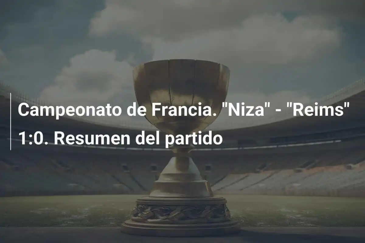 Campeonato de Francia. "Niza" - "Reims" 1:0. Resumen del partido