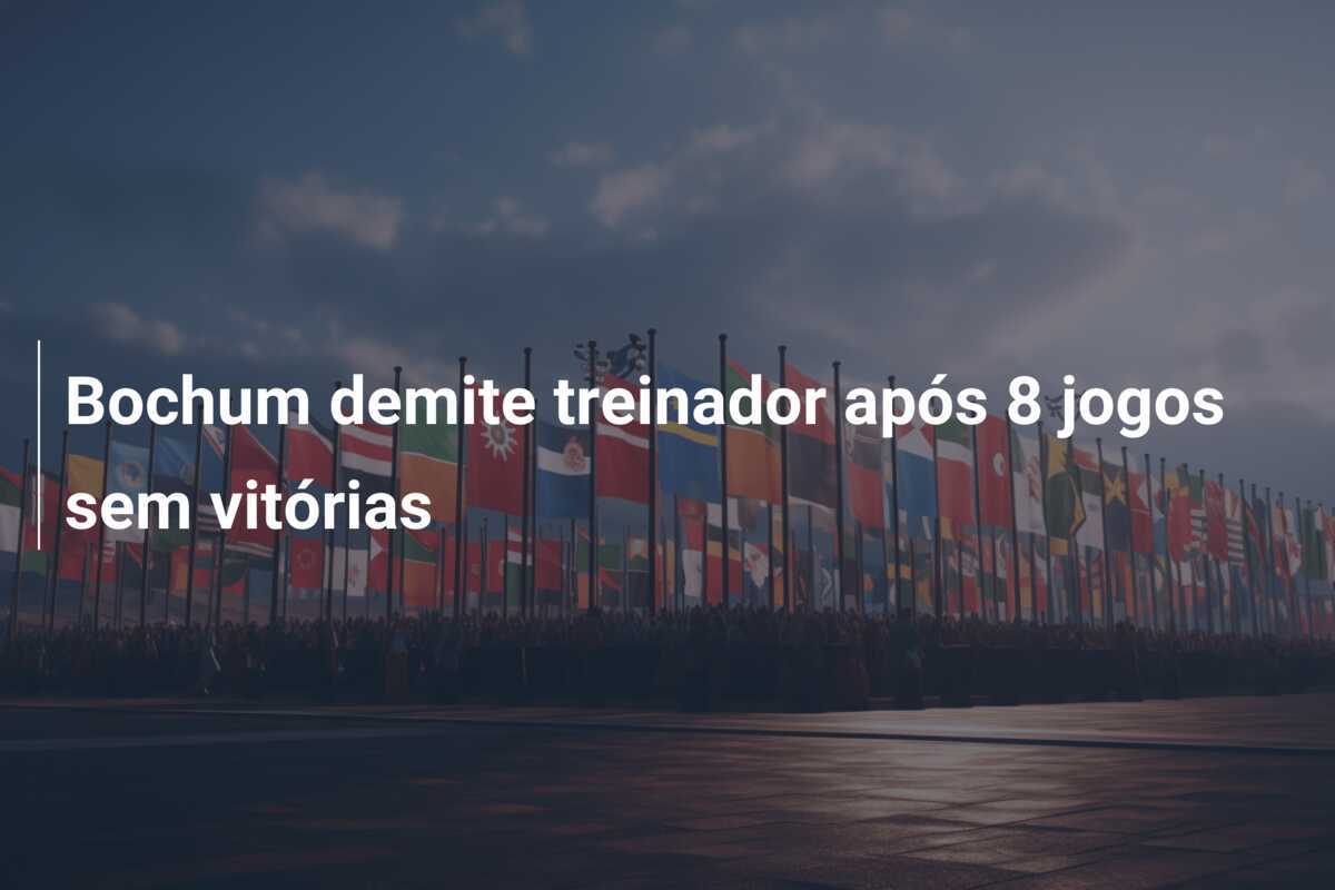 Bochum demite treinador após 8 jogos sem vitórias