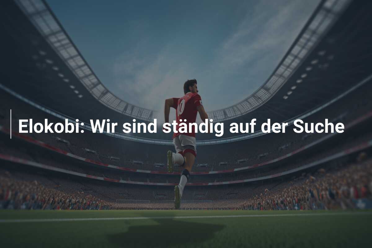 Elokobi: Wir sind ständig auf der Suche