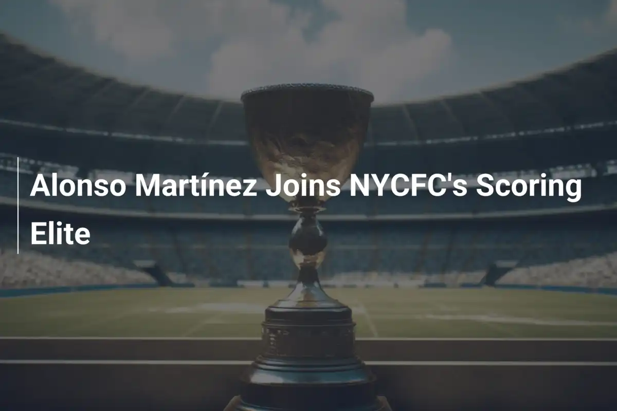 Alonso Martínez si unisce all'élite dei marcatori del NYCFC