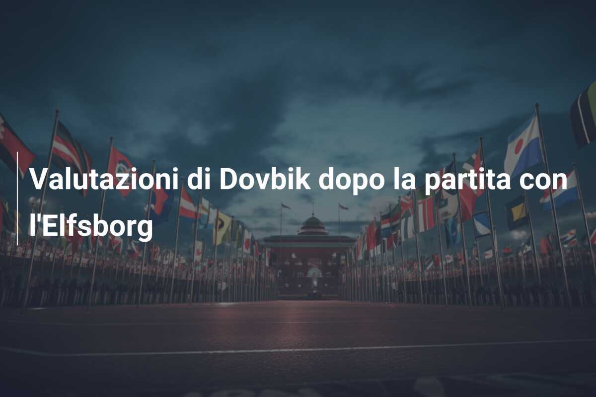 Valutazioni di Dovbik dopo la partita con l'Elfsborg