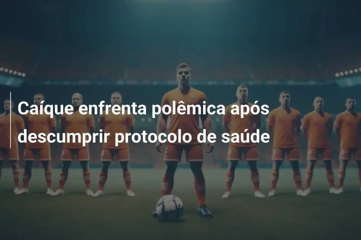 Caíque enfrenta polêmica após descumprir protocolo de saúde