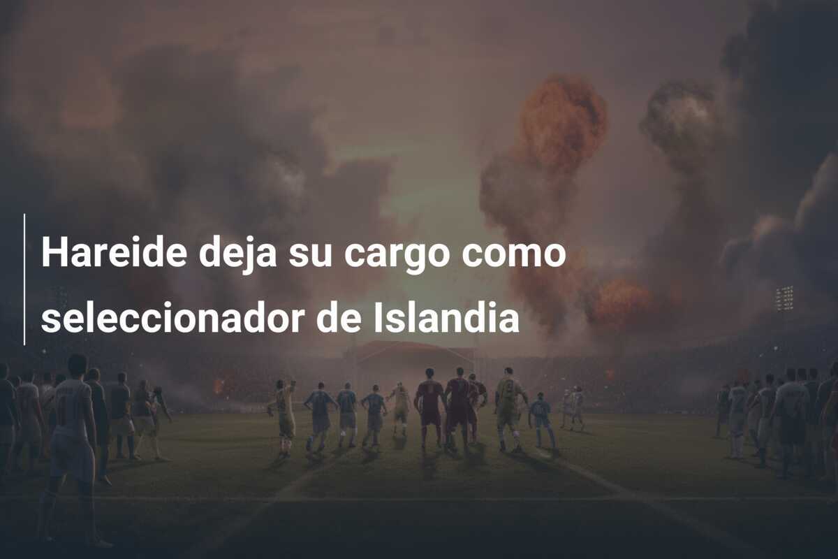 Hareide deja su cargo como seleccionador de Islandia