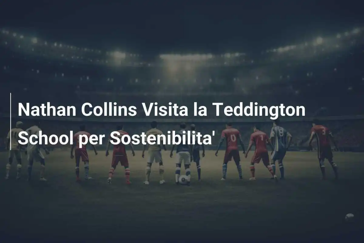 Nathan Collins Visita la Teddington School per Sostenibilita'