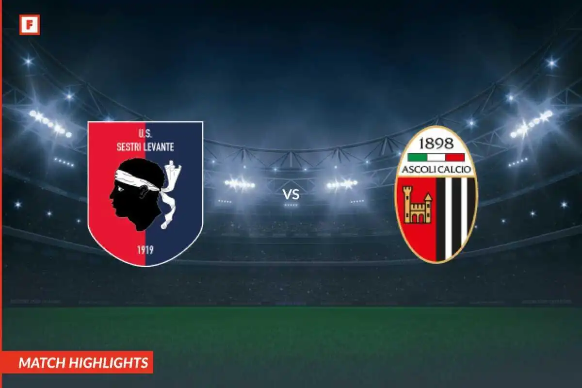 U.S.D. Sestri Levante 1919 - Ascoli Calcio 1898 cele i najważniejsze momenty