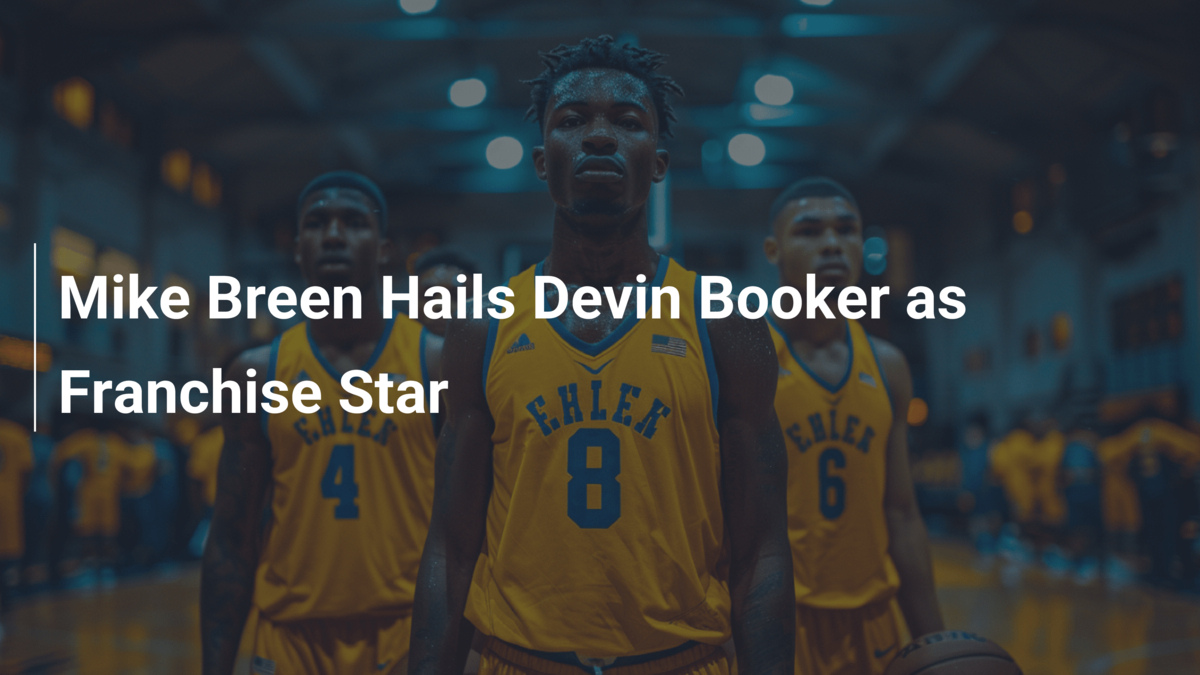 Mike Breen Hails Devin Booker as Franchise Star - footboom1.com