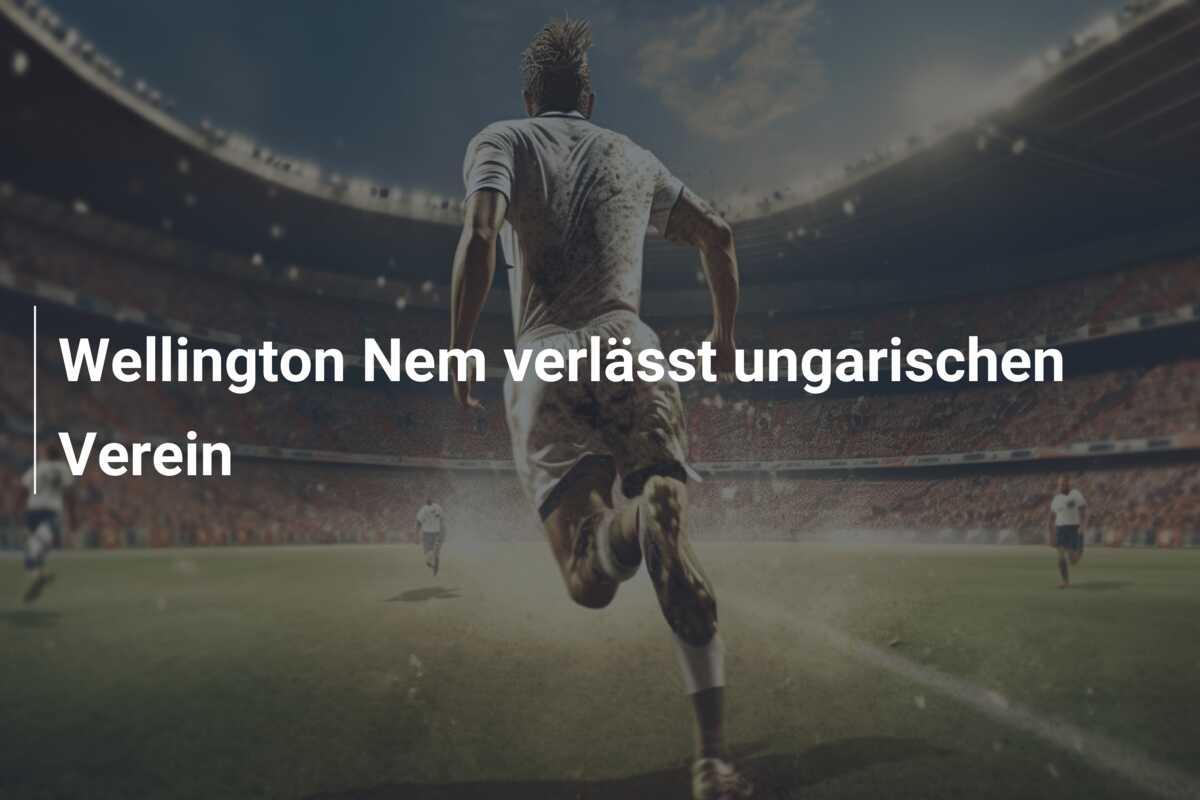 Wellington Nem verlässt ungarischen Verein