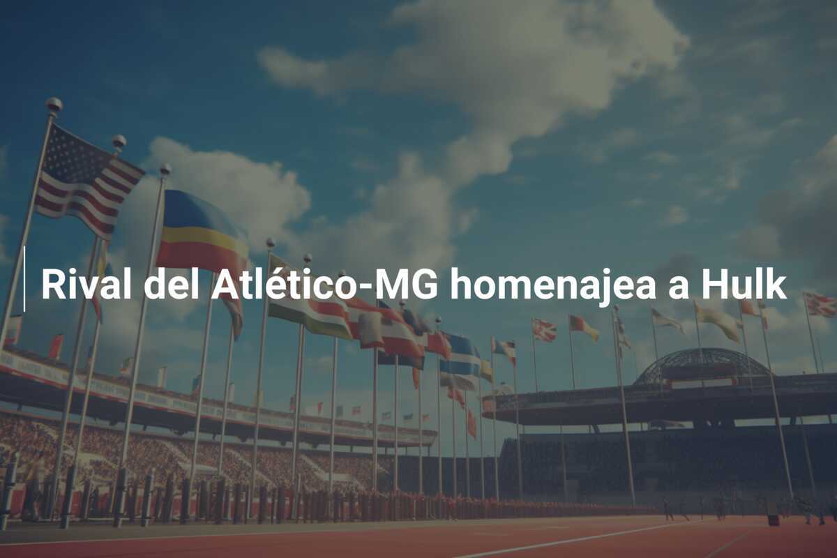Rival del Atlético-MG homenajea a Hulk