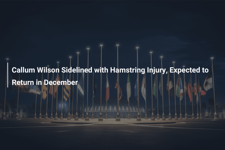 Callum Wilson Sidelined with Hamstring Injury, Expected to Return in December