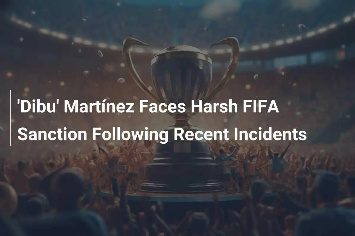 Emiliano 'Dibu' Martínez se confruntă cu o severă sancțiune din partea FIFA în urma unor incidente recente